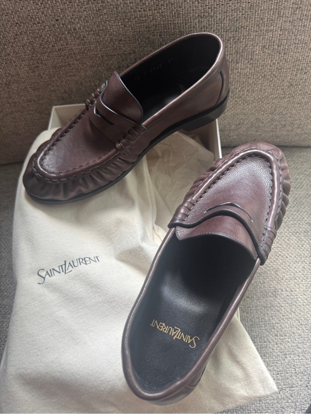 Saint Laurent Le Loafer in Paris Brown - Picture 4 of 16